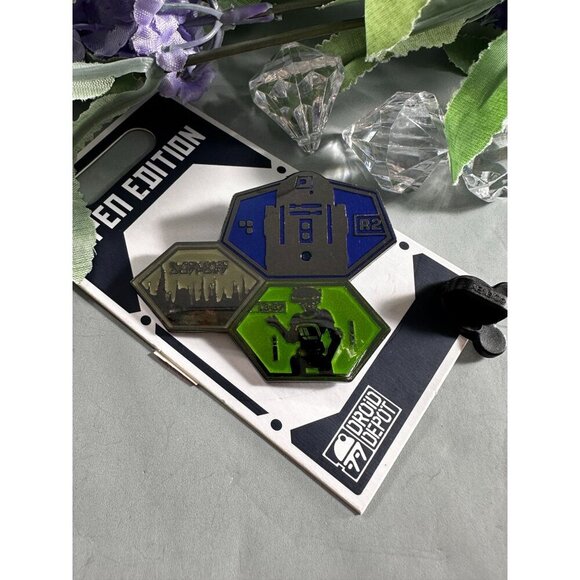 Disney Blackspire Trading Pin Outpost Star Wars Lapel Pin Brooch Jewelry Badge - Picture 2 of 8